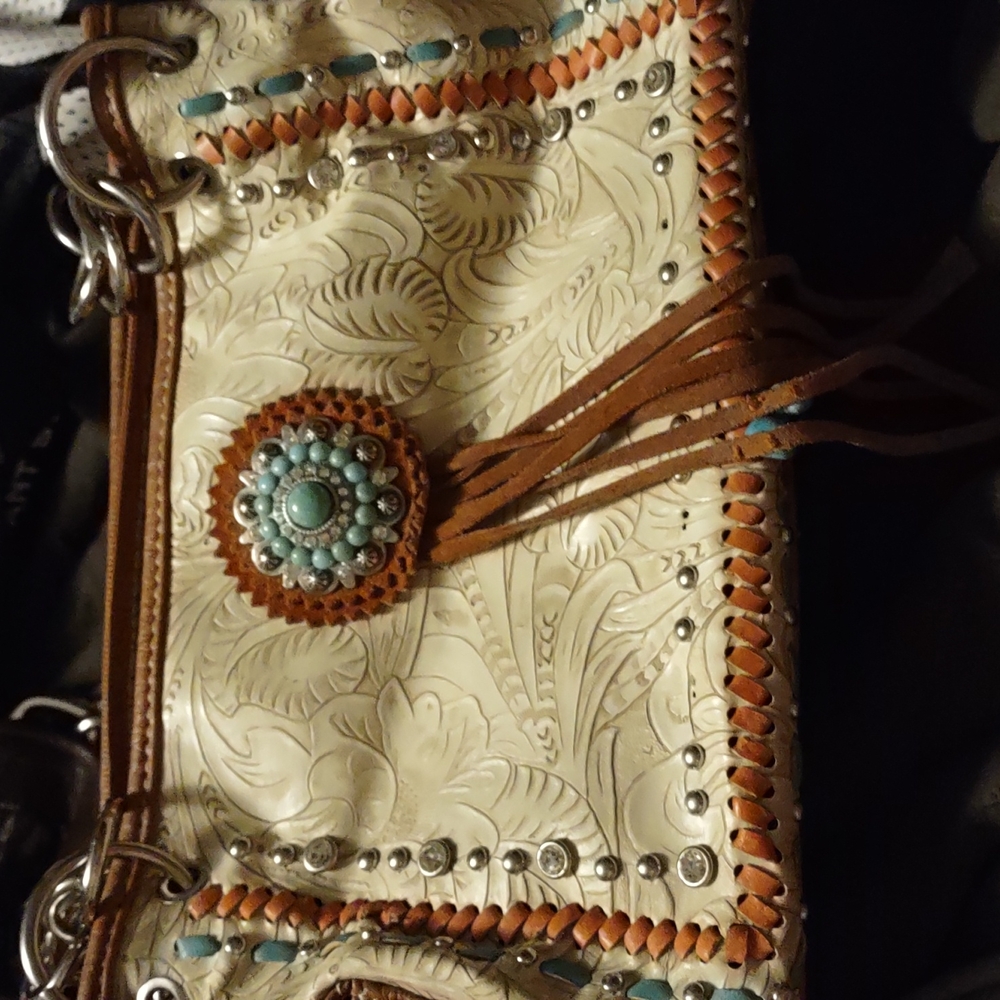 Montana West Purse with Metal Accents - Picture 1 of 9